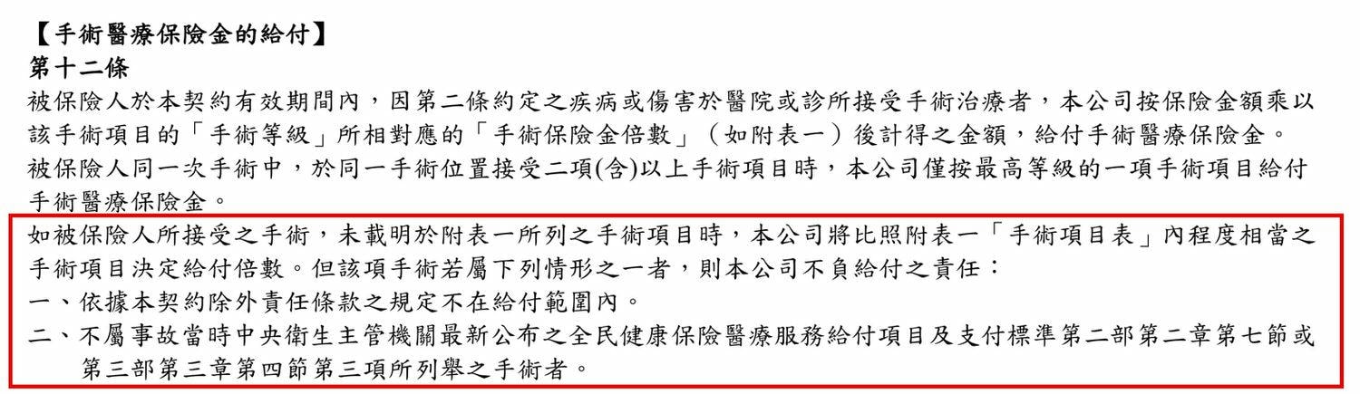 保單條款的手術,跟你想的手術不一樣 - 第2張圖
