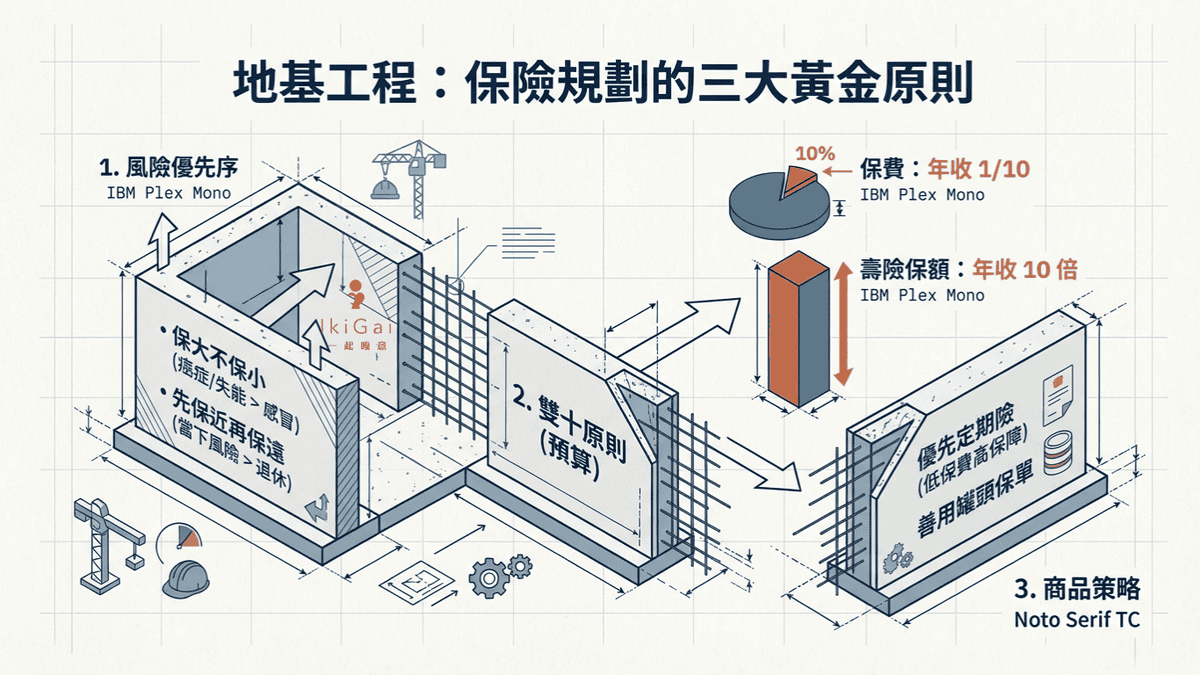 【2026 保險規劃全攻略】新手必看！一張表搞懂 6 大險種與人生各階段投保順序 (含實支實付最新規定)