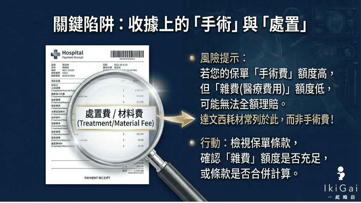 達文西手術動輒 30 萬?透過挑選「實支實付」保單的關鍵策略,不讓高額耗材壓垮你! - 第5張圖 達文西手術動輒 30 萬?透過挑選「實支實付」保單的關鍵策略,不讓高額耗材壓垮你!