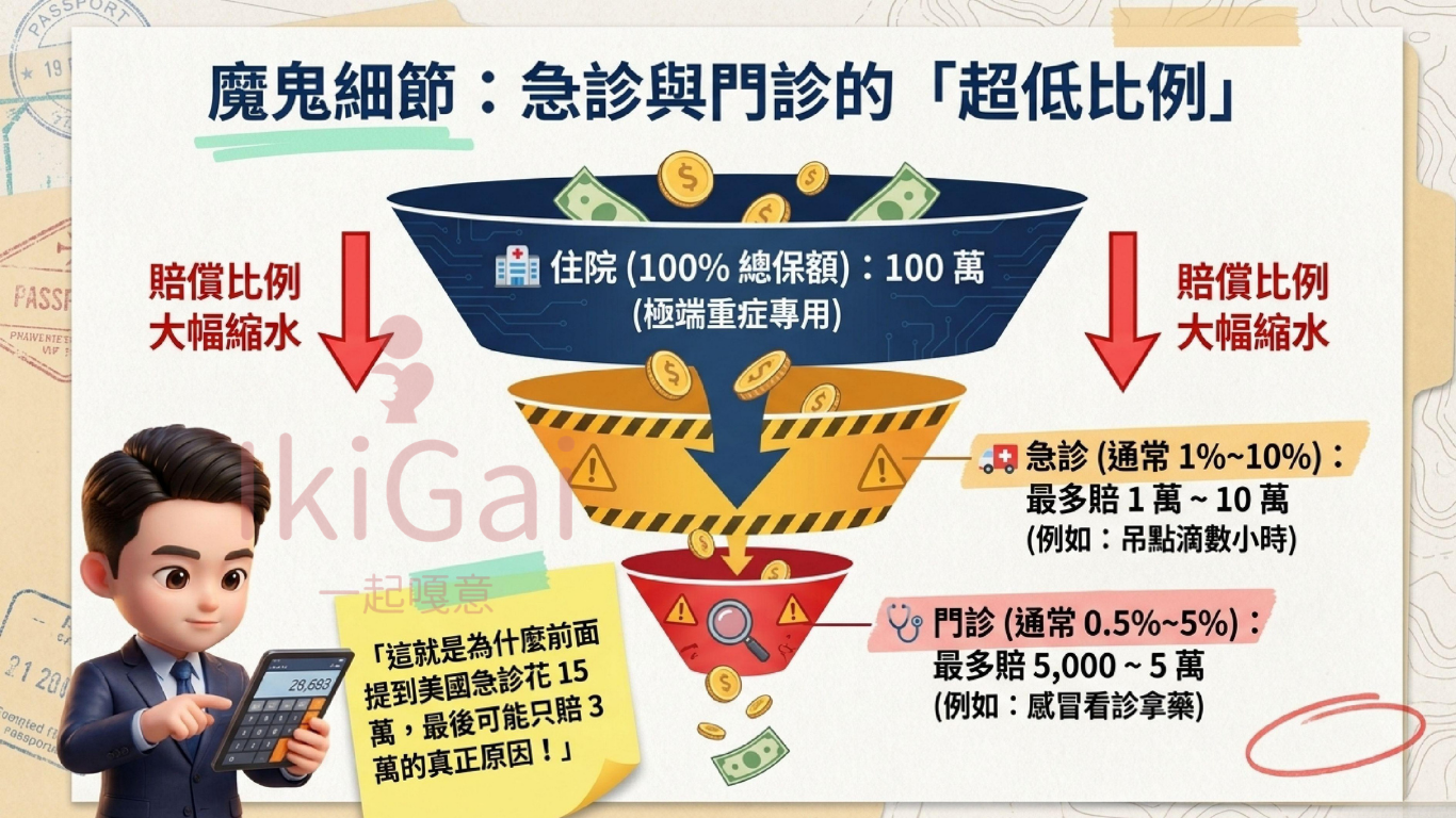 【深度破解】旅平險的海外突發疾病限額,非實際每次理賠金可使用總額度!出國前必看的保單避坑指南 - 第3張圖 【深度破解】旅平險的海外突發疾病限額,非實際每次理賠金可使用總額度!出國前必看的保單避坑指南
