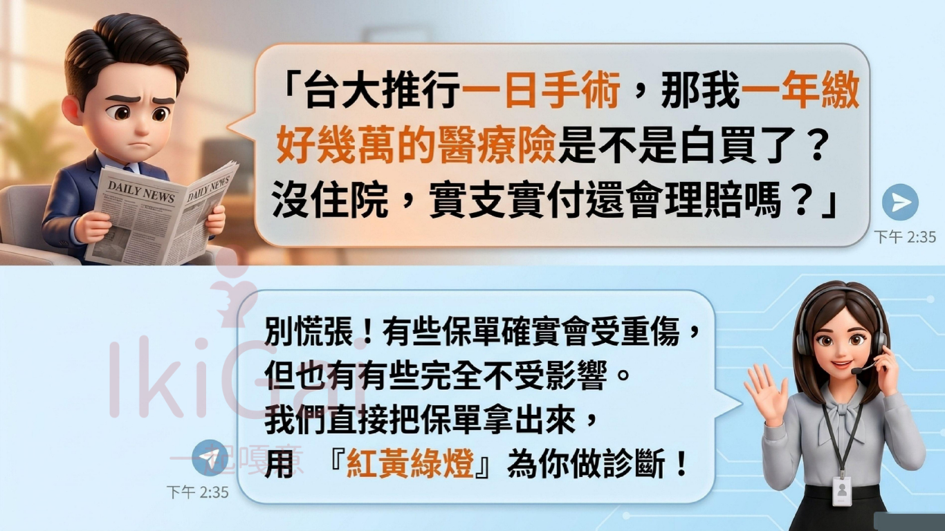 台大醫院「一日手術」上路!你的實支實付醫療險還能賠嗎?3招教你破解理賠迷思 - 第3張圖 台大醫院「一日手術」上路!你的實支實付醫療險還能賠嗎?3招教你破解理賠迷思
