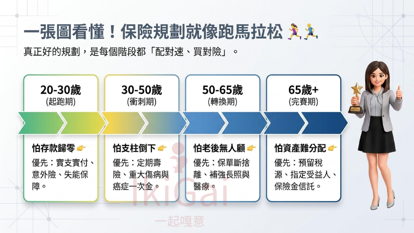 2026 保險規劃全攻略|人生 4 大階段投保重點與避坑指南 - 第8張圖 2026 保險規劃全攻略|人生 4 大階段投保重點與避坑指南