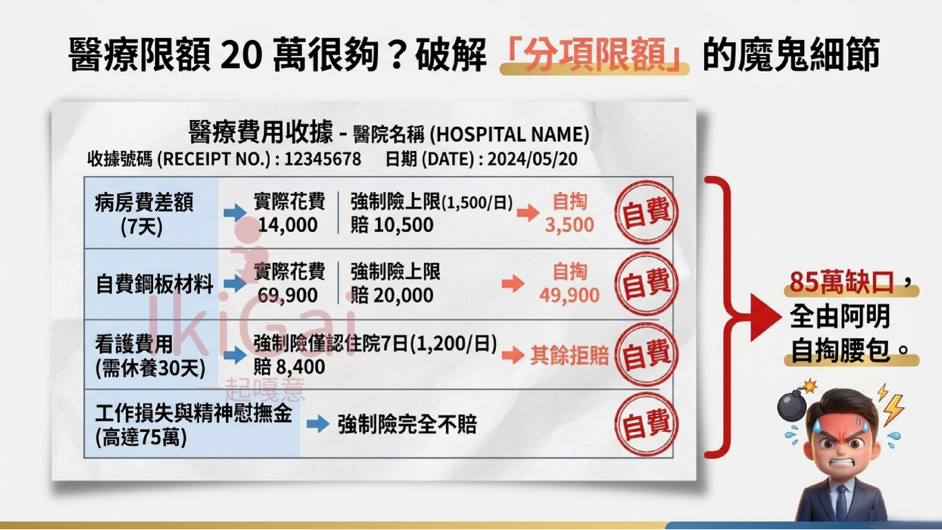 強制險 300 萬真的夠嗎?車禍賠償為什麼還需要第三人責任險? - 第5張圖 強制險 300 萬真的夠嗎?車禍賠償為什麼還需要第三人責任險?