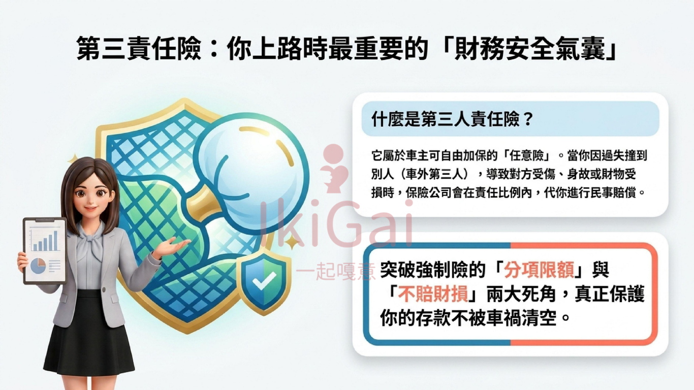 強制險 300 萬真的夠嗎?車禍賠償為什麼還需要第三人責任險? - 第6張圖 強制險 300 萬真的夠嗎?車禍賠償為什麼還需要第三人責任險?