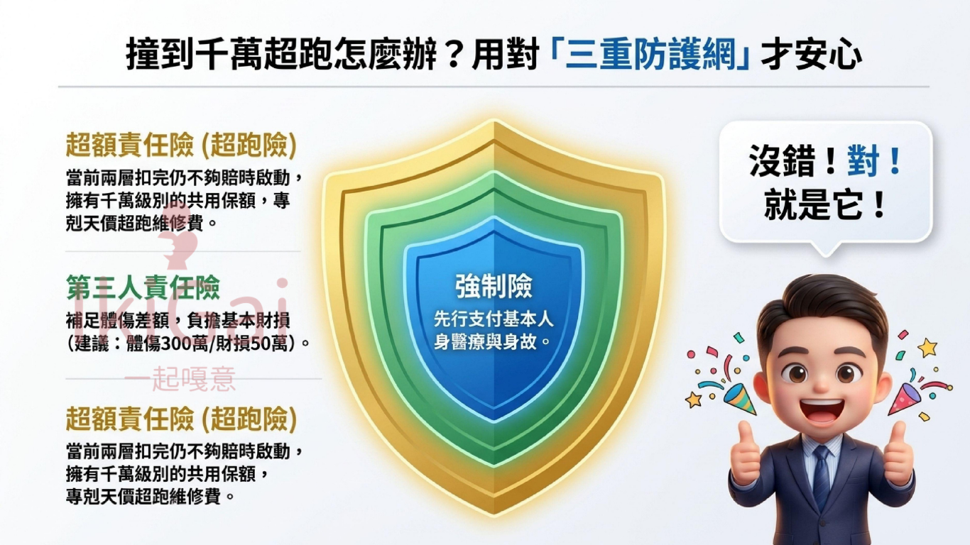 強制險 300 萬真的夠嗎?車禍賠償為什麼還需要第三人責任險? - 第8張圖 強制險 300 萬真的夠嗎?車禍賠償為什麼還需要第三人責任險?